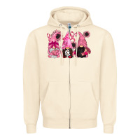Sandshell breast cancer gnomes Zipper Hoodie - CowGirlArtShop