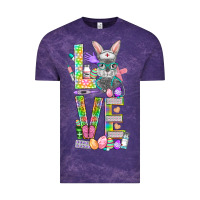 Cloud Purple Love Easter Nurse Vintage Tee - BundleAndBundleShop