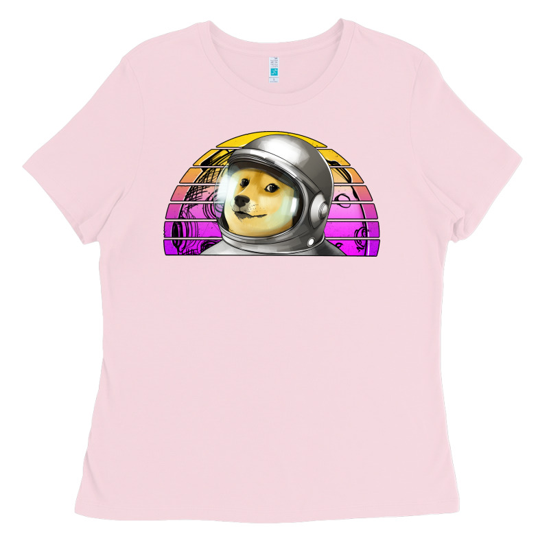 Dogecoin To The Mars Ladies Tee by Jasminsmagicworld | Teevron