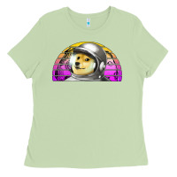Matcha dogecoin to the mars Ladies Tee - Jasminsmagicworld