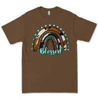 Cacao blessed rainbow cowhide aztec Premium Tee - Jasminsmagicworld