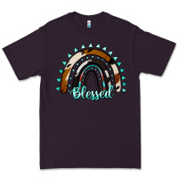 Plum blessed rainbow cowhide aztec Premium Tee - Jasminsmagicworld