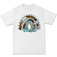 White blessed rainbow cowhide aztec Premium Tee - Jasminsmagicworld