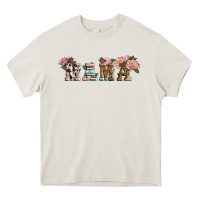 Cream Western Floral Mama Heavy Core Tee - LillyAllenDesigns