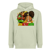Matcha Little miss Juneteenth Heavyweight Hoodie - FaDigitalArtStudio