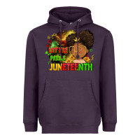 Plum Little miss Juneteenth Heavyweight Hoodie - FaDigitalArtStudio
