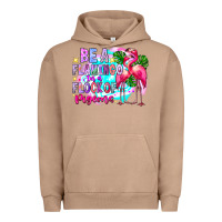Pigment Burro bea flamingo in a flock of pigeons Urban Hoodie - CowhideDigitalArt