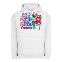 Pigment Lunar Rock bea flamingo in a flock of pigeons Urban Hoodie - CowhideDigitalArt