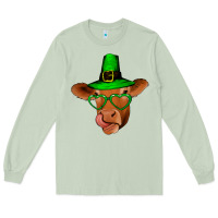 Matcha St Patricks Day Cow Long Sleeve Tee - Bettercallsaul