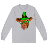 Moon Dust St Patricks Day Cow Long Sleeve Tee - Bettercallsaul