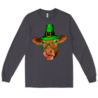 Smoke St Patricks Day Cow Long Sleeve Tee - Bettercallsaul