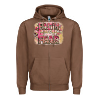 Chestnut faith over fear breast cancer 12 inches 300 dpi Zipper Hoodie - CowGirlArtShop