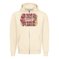 Sandshell faith over fear breast cancer 12 inches 300 dpi Zipper Hoodie - CowGirlArtShop