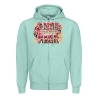 Seafoam faith over fear breast cancer 12 inches 300 dpi Zipper Hoodie - CowGirlArtShop