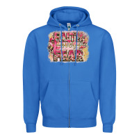 True Royal faith over fear breast cancer 12 inches 300 dpi Zipper Hoodie - CowGirlArtShop