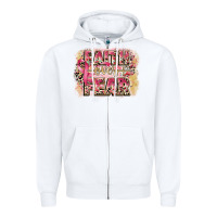 Faith Over Fear Breast Cancer 12 Inches 300 Dpi Zipper Hoodie | Teevron