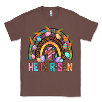 Chestnut He Is Risen Rainbow Classic Tee - BundleAndBundleShop