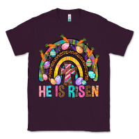Plum He Is Risen Rainbow Classic Tee - BundleAndBundleShop