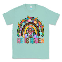 Seafoam He Is Risen Rainbow Classic Tee - BundleAndBundleShop
