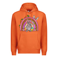 Carrot Easter rainbow Premium Hoodie - OliviaCreatesArt