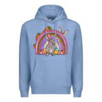 Colony Blue Easter rainbow Premium Hoodie - OliviaCreatesArt