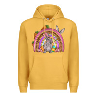 Mustard Easter rainbow Premium Hoodie - OliviaCreatesArt