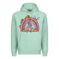 Seafoam Easter rainbow Premium Hoodie - OliviaCreatesArt