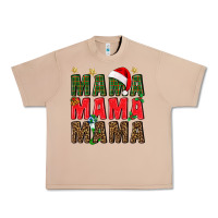 Burro Christmas Mama Urban Heavy Tee - BundleAndBundleShop