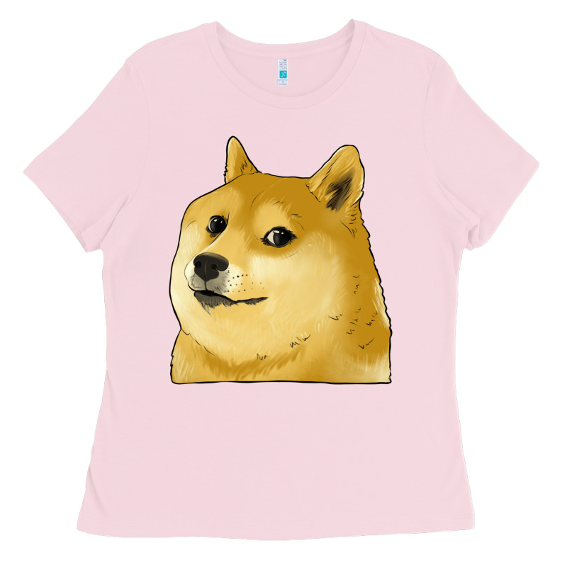 Doge Coin Shiba Dog Ladies Tee by Jasminsmagicworld | Teevron