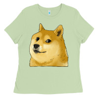 Matcha doge coin shiba dog Ladies Tee - Jasminsmagicworld