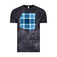 Cloud Black Winter Tartan Patch Vintage Tee - BundleAndBundleShop