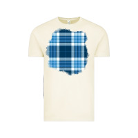 Vintage Arctic Winter Tartan Patch Vintage Tee - BundleAndBundleShop