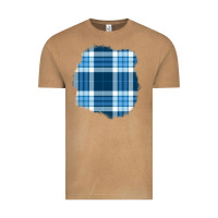Vintage Camel Winter Tartan Patch Vintage Tee - BundleAndBundleShop