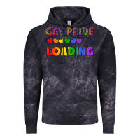 Cloud Black Western Gay Pride Loading LGBTQ+ Vintage Hoodie - BundleAndBundleShop