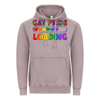 Vintage Zinc Western Gay Pride Loading LGBTQ+ Vintage Hoodie - BundleAndBundleShop