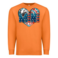 Carrot American mini heart 4th of july Premium Sweatshirt - FaDigitalArtStudio