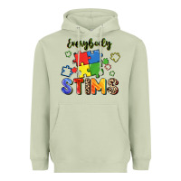 Matcha Everybody stims Heavyweight Hoodie - FaDigitalArtStudio