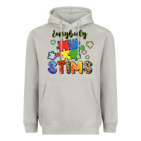 Moon Dust Everybody stims Heavyweight Hoodie - FaDigitalArtStudio