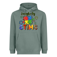Sage Everybody stims Heavyweight Hoodie - FaDigitalArtStudio