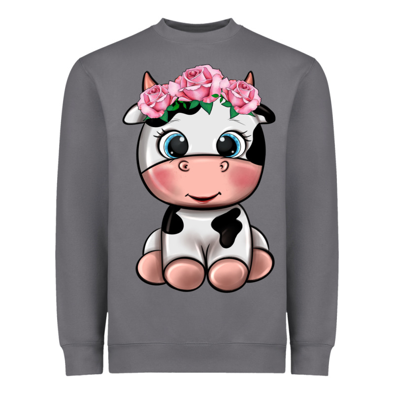 Cute Cow Heavyweight Sweatshirt by texasbilliewilder | Teevron