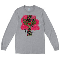 Heather Grey He İs Risen Easter Long Sleeve Tee - Bettercallsaul