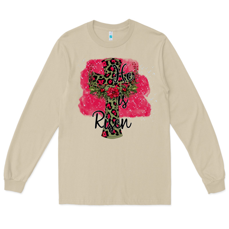 He İs Risen Easter Long Sleeve Tee by Bettercallsaul | Teevron