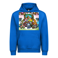 Cobalt easter Urban Hoodie - CowhideDigitalArt