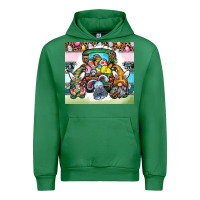 Emerald easter Urban Hoodie - CowhideDigitalArt