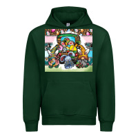 Forest Green easter Urban Hoodie - CowhideDigitalArt