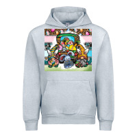 Heather Grey easter Urban Hoodie - CowhideDigitalArt