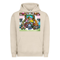 Pigment French Oak easter Urban Hoodie - CowhideDigitalArt