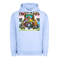 Pigment Grape Ice easter Urban Hoodie - CowhideDigitalArt