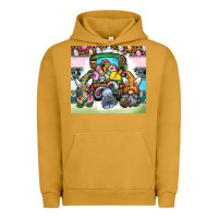 Pigment Peanut Butter easter Urban Hoodie - CowhideDigitalArt