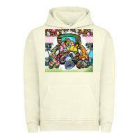 Pigment Pistachio easter Urban Hoodie - CowhideDigitalArt